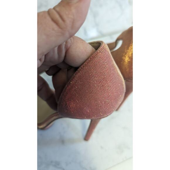 Brian Atwood pink glittering strappy sexy high heels size 6 - Picture 6 of 14